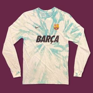 Acid Wash Nike Fc Barcelona "Barca" Soccer Tee